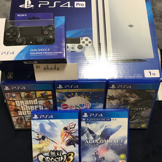 美品全8点】PlayStation4Pro1TB / PS4 ソフト3つ【6万円相当】