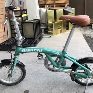 Bianchi折りたたみ自転車の画像