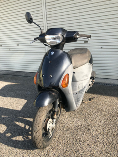 ⭐︎原付き バイク スズキ 50cc レッツ4 シャッターキー 現状車 エンジン実働 お安く売ります！