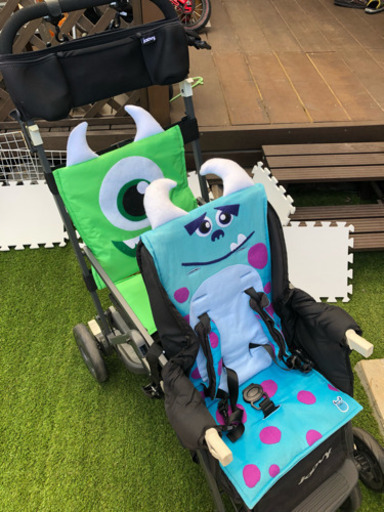 二人乗りベビーカー ジュービー  カブース ウルトラライト グラファイト