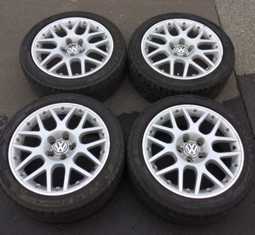VWワーゲン純正 BBS 17インチ アルミホイール 225/45R17 4本セット