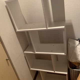 ラック 棚 本棚 ホワイト