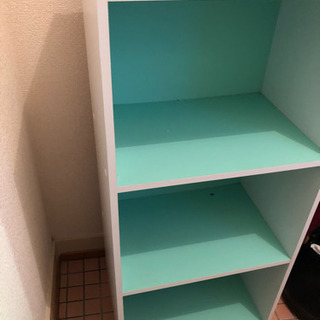 終了しました。三段カラーボックスの画像