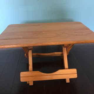 あげます！折りたたみ小テーブルの画像