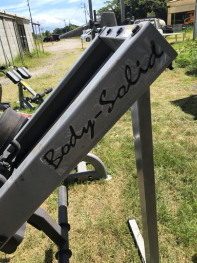レッグプレス Ｂｏｄｙｓｏｌｉｄ レッグプレス＆ハックスクワットマシン ＧLPH-1100 状態込み 中古