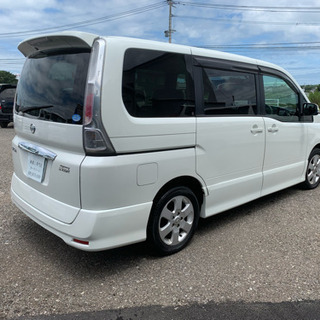 分割、自社ローンOK セレナ後期 平成22年式 車検2年付き　両側電動スライド ナビ テレビ DVDの画像