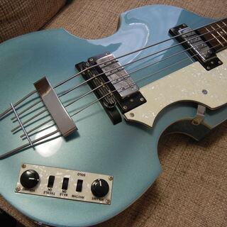 Hofner ヘフナー IGNITION BASS ヴァイオリンベース Metallic Blue 中古の画像