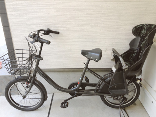 引き取り限定 ビッケbikke2非電動自転車 子供乗せチャイルドシート付きママチャリブリヂストン