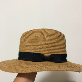 レディース リボン付きハットの画像