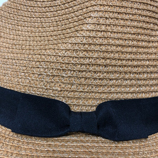 レディース リボン付きハットの画像