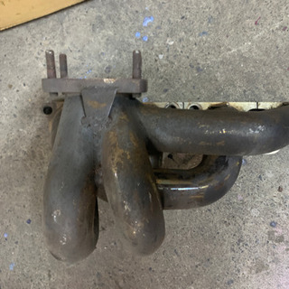 S14 社外エキマニ 割れなし中古 等長？の画像