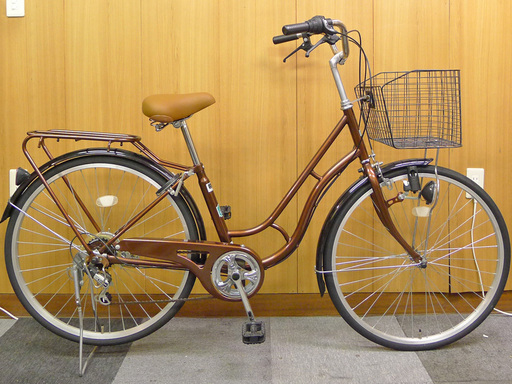 値引不可】中古26インチシティサイクル 2016 cyma MAYFUR 6段変速