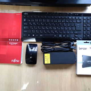 ★取引成立★【発送OK】超美品★ハイスペック★富士通 WW1/M【Core i7／新SSD512GB／メモリ 8GB】の画像