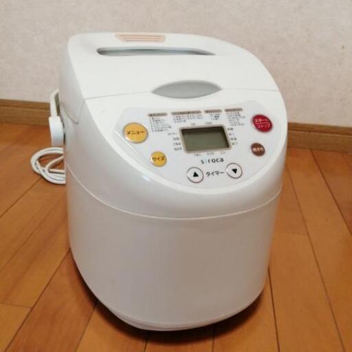 ③中古品　2012年製　siroca ヨーグルト・パスタ生地も作れる 餅・米粉/ご飯パン対応 ホームベーカリー SHB-315