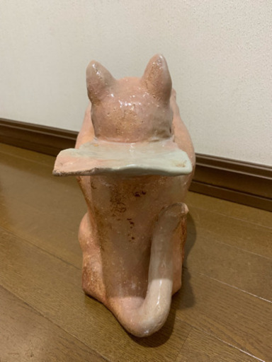 猫の置物 オブジェ 焼物 猫 ねこ ネコ