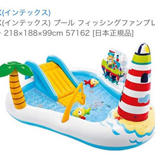 【値下げ】子供 滑り台つきプール