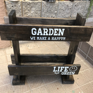 木製フラワースタンド＊GARDEN＊