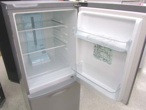 パナソニック 2ドア 冷蔵庫 138L 2010年製 NR-B143W シルバー Panasonic ☆ PayPay(ペイペイ)決済可能 ☆ 札幌市 北区 屯田