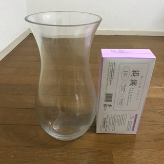 ★美品★ 花瓶 透明 大きめサイズの画像