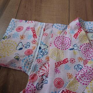 お値下げ 女の子 甚平 スヌーピー 95サイズの画像