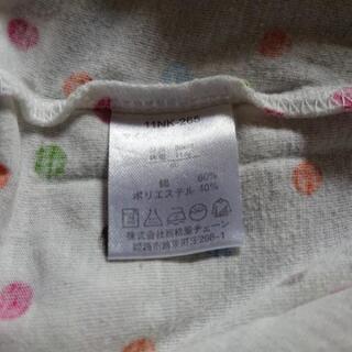 カラー水玉ﾛﾝﾊﾟｰｽ✨使用感あり💦サイズ80cmの画像