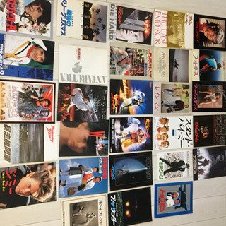 1980年代の映画のパンフレット 28冊の画像