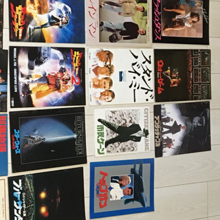 1980年代の映画のパンフレット 28冊の画像