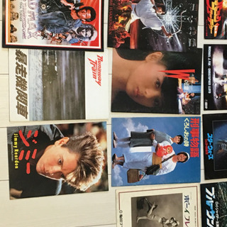 1980年代の映画のパンフレット 28冊の画像