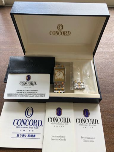 【取引完了】CONCORD 腕時計「デリリューム」※メンテナンス済み&保証書あり