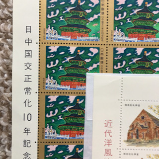 近代洋風建築シリーズ 第2集 旧開智学校校舎/同志社礼拝堂/日中国交正常化10年記念 60円✖️20枚 3セットの画像