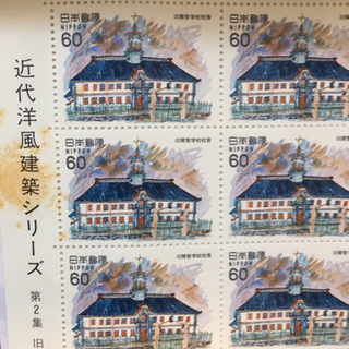 近代洋風建築シリーズ 第2集 旧開智学校校舎/同志社礼拝堂/日中国交正常化10年記念 60円✖️20枚 3セットの画像