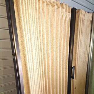 【中古】 アコーディオンカーテン カーテン ３個セット (1個からでも～)の画像