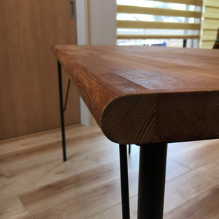 木製テーブル 長机の画像