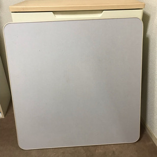 ★美品★ こたつ こたつ台  白 テーブルの画像
