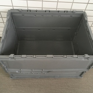 TRUSCO(トラスコ) 薄型折りたたみコンテナ 50Lロックフ...