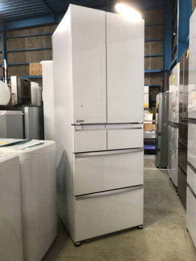 中古美品！2018年製！ 三菱 ノンフロン冷凍冷蔵庫 MR-WX47C-W 470L