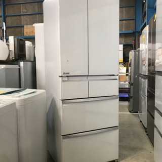 中古美品！2018年製！ 三菱 ノンフロン冷凍冷蔵庫 MR-WX47C-W 470L