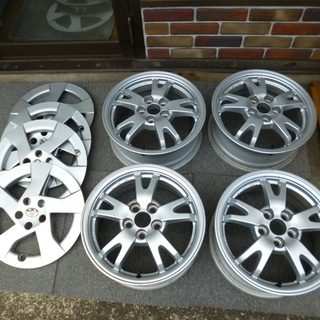 TOYOTA プリウス 30系 純正アルミホイール 15インチ 6J +45 5穴 100