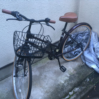 26インチ6段ギア自転車あげます！の画像