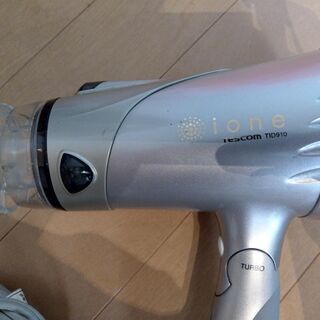 TESCOM ione マイナスイオンヘアードライヤー シルキーゴールド TID910-Nの画像