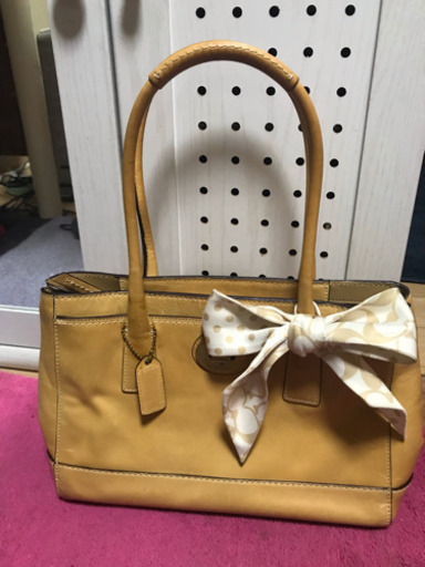 COACH レザー トートバッグ