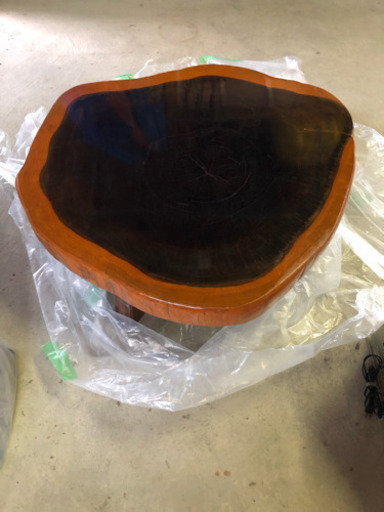 [美品]一枚板座卓