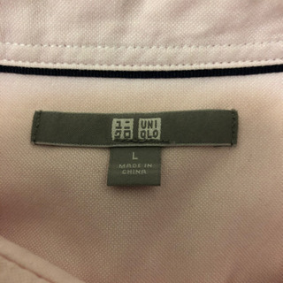 【値下げしました】シャツ ピンク ユニクロ Lサイズの画像