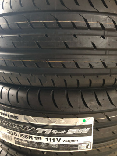 255/55R19未使用2本