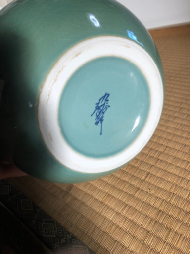九谷 花瓶 壷   箱付  骨董 正峰香祥