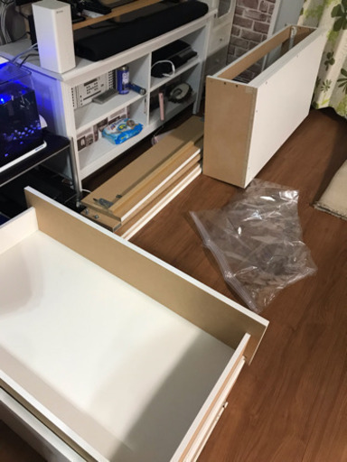 引出し付き☆ダブルベッド☆美品