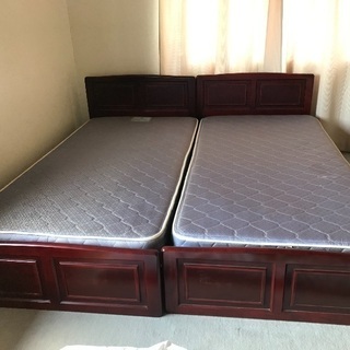 シングルベッド2個の画像