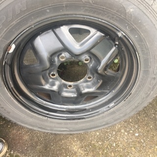 ジムニー純正スチールホイール4本(タイヤ付き)