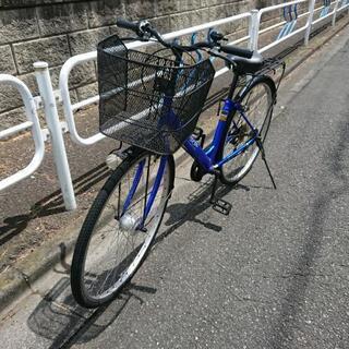 自転車 ギヤ６段 オートライト付き  27インチ