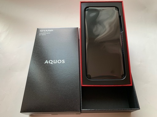 【新品・未使用】AQUOS zero SH-M10 国内正規　SIMフリー　アドバンスドブラック